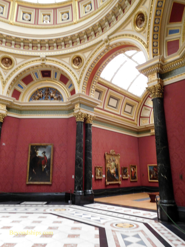 Exhibit space, National Gallery, London