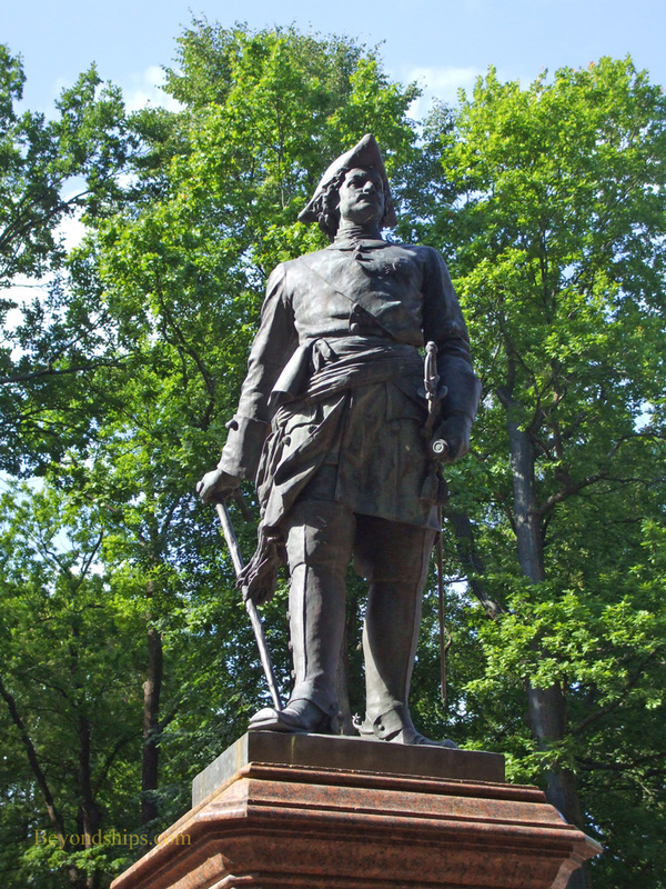 Picture of a statue of Peter the Great, St. Petersburg