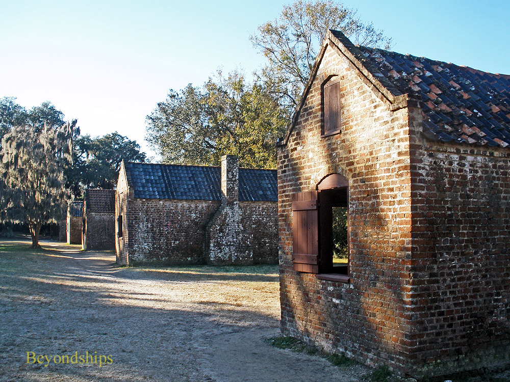 Slave quarters, Boone's Hall Plantation