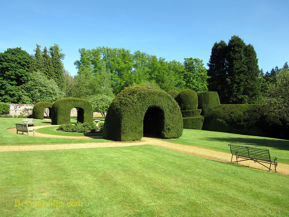 Yew arches at Highclere Castle